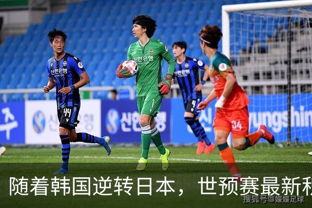 随着韩国逆转日本，世预赛最新积分榜：中国男篮第三晋级 省队垫底